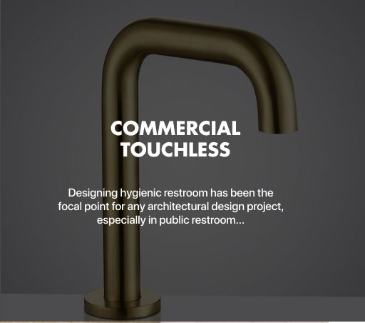 Architectural Design Touchless Restroom Faucets
